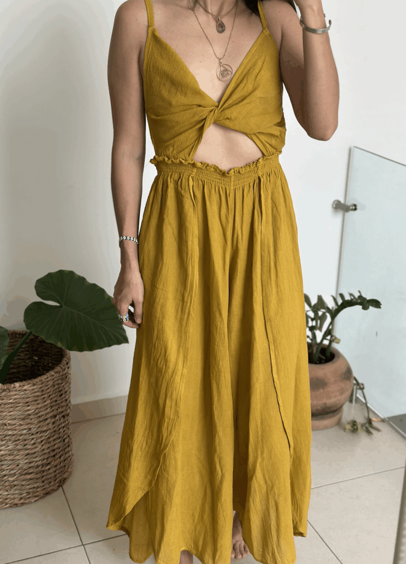 Jumpsuit Girasol Mostaza - Imagen 3